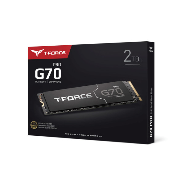تيرم قروب تي فورس جي 70 برو M.2 2280 سعة 2 تيرا PCIe 4.0 يدعم سرعة قراءة تصل الى 7400 مب/ثا تيرم قروب تي فورس جي 70 برو M.2 2280 سعة 2 تيرا PCIe 4.0 يدعم سرعة قراءة تصل الى 7400 مب/ثا