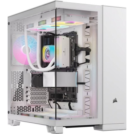 Corsair iCUE LINK 6500X RGB Dual Chamber ATX Case - 3 Fans - White Corsair iCUE LINK 6500X RGB Dual Chamber ATX Case - 3 Fans - White