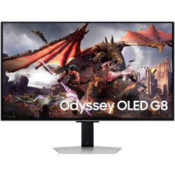 سامسونج 32 بوصة اوديسي جي8 اوليد 4K - هيرتز 240Hz -  زمن استجابة 0.03Ms - شاشة للالعاب  مع سماعات خارجية وخاصيه الوايفاي والبلوتوث 