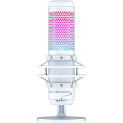 HyperX QuadCast S RGB USB Condenser Microphone  - PC - MAC - PS-5/4 - White