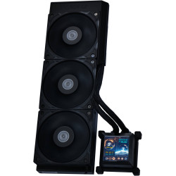 LIAN LI Hydroshift LCD AiO 360S Liquid Cooler 360mm - 2.88 inch IPS LCD - Black