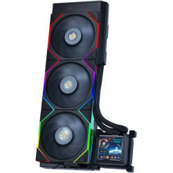 LIAN LI Hydroshift LCD AiO 360 TL RGB Liquid Cooler 360mm - 2.88 inch IPS LCD - Black