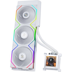 LIAN LI Hydroshift LCD AiO 360 TL RGB Liquid Cooler 360mm - 2.88 inch IPS LCD - White