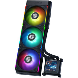 LIAN LI Hydroshift LCD AiO 360R ARGB  Liquid Cooler 360mm - 2.88 inch IPS LCD - Black