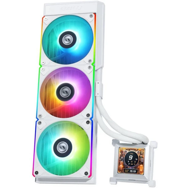 LIAN LI Hydroshift LCD AiO 360R ARGB Liquid Cooler 360mm - 2.88 inch IPS LCD - White LIAN LI Hydroshift LCD AiO 360R ARGB Liquid Cooler 360mm - 2.88 inch IPS LCD - White