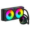 قيم اون كراكن A380 مبرد مائي احترافي 240mm RGB مع شاشة - اسود قيم اون كراكن A380 مبرد مائي احترافي 240mm RGB مع شاشة - اسود