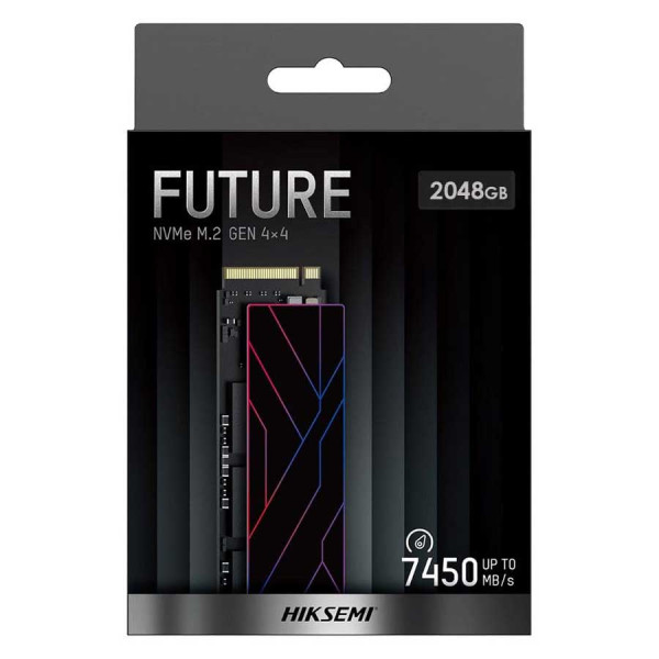 HIKSEMI FUTURE M.2 SSD 2TB PCIe 4x4 NVMe Up to 7450 MB/s With Graphene Heat-Sink HIKSEMI FUTURE M.2 SSD 2TB PCIe 4x4 NVMe Up to 7450 MB/s With Graphene Heat-Sink