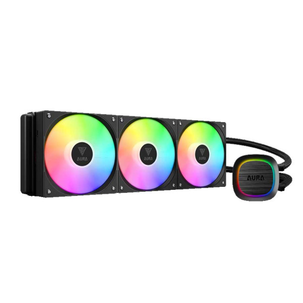 Gamdias Aura GL360 V2 AIO Gaming ARGB Liquid Cooler - Hidden Cable Routing - Black Gamdias Aura GL360 V2 AIO Gaming ARGB Liquid Cooler - Hidden Cable Routing - Black