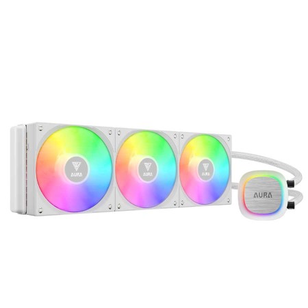 Gamdias Aura GL360 V2 AIO Gaming ARGB Liquid Cooler - Hidden Cable Routing - White Gamdias Aura GL360 V2 AIO Gaming ARGB Liquid Cooler - Hidden Cable Routing - White