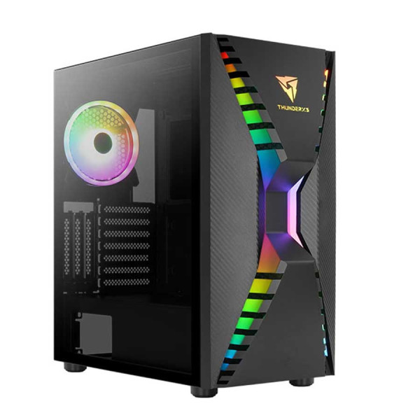 AEROCOOL Cronus ARGB Temp -Glass ATX Mid Tower Case - Black AEROCOOL Cronus ARGB Temp -Glass ATX Mid Tower Case - Black