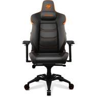 COUGAR Armor EVO gaming chair, Magnetic neck pillow, 4D adjustable armrests, Class-4 gas lift, PVC leather, up to 160kg - Blk/Orange