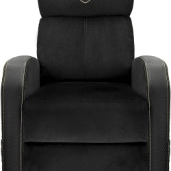 كرسي العاب COUGAR Ranger Elite Sofa, تصميم يشبه الأريكة مع وسائد فاخرة, رافعة غاز Class 4, مساند ذراع قابلة للتعديل, جلد PVC فاخر, يتحمل الى  160 كجم - أسود/ذهبي 