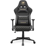COUGAR ARMOR ONE V2 F gaming chair, 2D armrests, Ergonomic design, Class-4 gas, up to 150 kg - Black / Gold