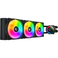 مبرد مائي كوغر بوسيدون ايليت  احترافي 360 مم ARGB - أسود