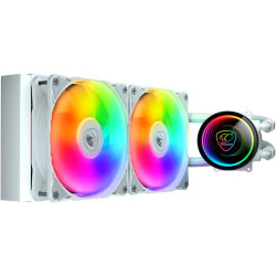 COUGAR Poseidon Elite ARGB 240mm Liquid Cooler - White 