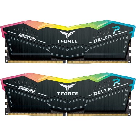 TEAMGROUP T-Force Delta RGB 64GB (2x32GB) DDR5 6000MHz CL38 - Black TEAMGROUP T-Force Delta RGB 64GB (2x32GB) DDR5 6000MHz CL38 - Black