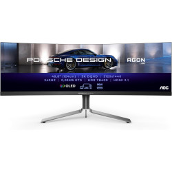 AOC AGON Pro 49 inch Ultra Wide DQHD - QD-OLED - 240Hz  0.03ms - USB Type-C - Speaker Gaming Monitor Curved AOC AGON Pro 49 inch Ultra Wide DQHD - QD-OLED - 240Hz  0.03ms - USB Type-C - Speaker Gaming Monitor Curved
