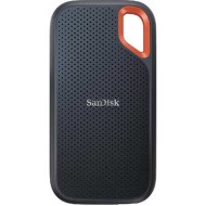 وحدة تخزين خارجية SanDisk Extreme Portable SSD, سعة تخزين 4 تيرابايت , سرعة قراءة تصل إلى 2000MB/s, مقاوم للماء, اللغبار و الصدمات, واجهة USB-C مع دعم USB 3.2 Gen 2 - أسود