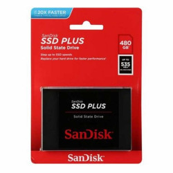 Sandisk SSD Plus 2.5 SATA III 480GB - Up To 535MB/s 