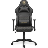 كوغر ارمور وان في2 كرسي للالعاب  - اسود / ذهبي 