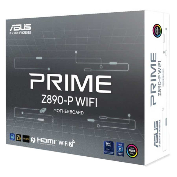 ASUS Prime Z890-P WIFI - DDR5 - WiFi-7 - LGA 1851 Motherboard ASUS Prime Z890-P WIFI - DDR5 - WiFi-7 - LGA 1851 Motherboard