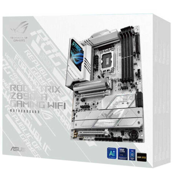 ASUS ROG STRIX Z890-A Gaming - WIFI-7 - LGA 1851 - Motherboard White ASUS ROG STRIX Z890-A Gaming - WIFI-7 - LGA 1851 - Motherboard White