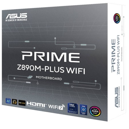 مذربورد أسوس PRIME Z890M-PLUS WIFI - تدعم PCIe 5.0 - سوكيت LGA1851 - رام DDR5 مذربورد أسوس PRIME Z890M-PLUS WIFI - تدعم PCIe 5.0 - سوكيت LGA1851 - رام DDR5