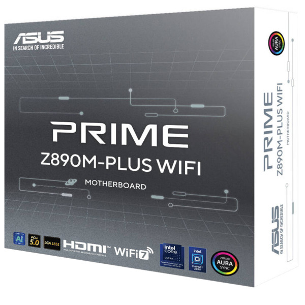 اسوس برايم Z890M بلس وايفاي 7 - DDR5 مذبورد LGA 1851 اسوس برايم Z890M بلس وايفاي 7 - DDR5 مذبورد LGA 1851