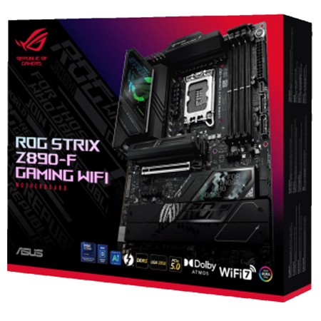 مذربورد أسوس ROG STRIX Z890-F GAMING WIFI - تدعم PCIe 5.0 - سوكيت LGA1851 - رام DDR5 مذربورد أسوس ROG STRIX Z890-F GAMING WIFI - تدعم PCIe 5.0 - سوكيت LGA1851 - رام DDR5