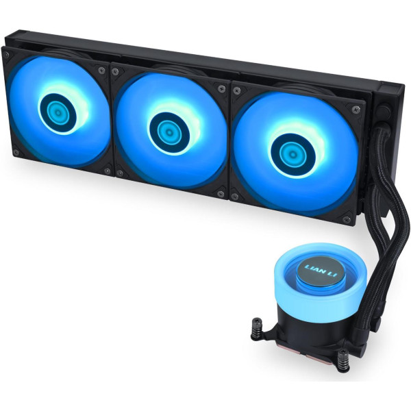 ليان لي جي اي 2 لايت مبرد مائي 360 مم RGB - اسود ليان لي جي اي 2 لايت مبرد مائي 360 مم RGB - اسود