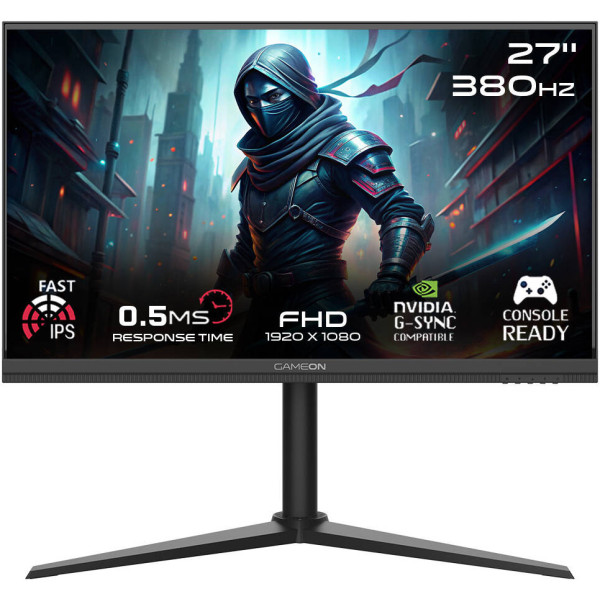 GAMEON 27 inch Midnight Pro FHD - Fast iPS - 380Hz - 0.5MS - Gaming Monitor Support PS5 GAMEON 27 inch Midnight Pro FHD - Fast iPS - 380Hz - 0.5MS - Gaming Monitor Support PS5