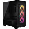 Corsair 3500X Mid-Tower ATX PC Case With 3 fans RGB - Black Corsair 3500X Mid-Tower ATX PC Case With 3 fans RGB - Black