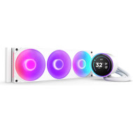 NZXT KRAKEN Elite V2 RGB 360mm Liquid Cooler With LCD Display - White