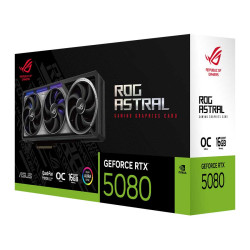 ASUS ROG ASTRAL NVIDIA GeForce RTX 5080 16GB OC - GDDR7 (AURA) ASUS ROG ASTRAL NVIDIA GeForce RTX 5080 16GB OC - GDDR7 (AURA)