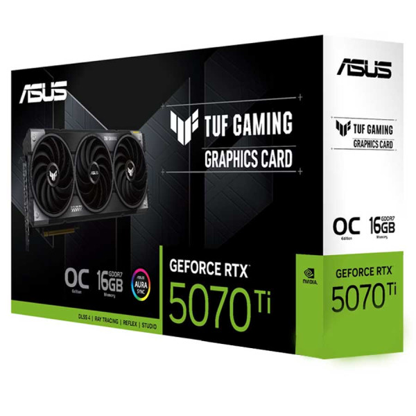 ASUS TUF GAMING Nvidia GeForce RTX 5070Ti 16GB OC - GDDR7 (AURA) ASUS TUF GAMING Nvidia GeForce RTX 5070Ti 16GB OC - GDDR7 (AURA)