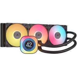 CORSAIR iCUE LINK TITAN 360 RX LCD 360mm Liquid CPU Cooler RGB - Black
