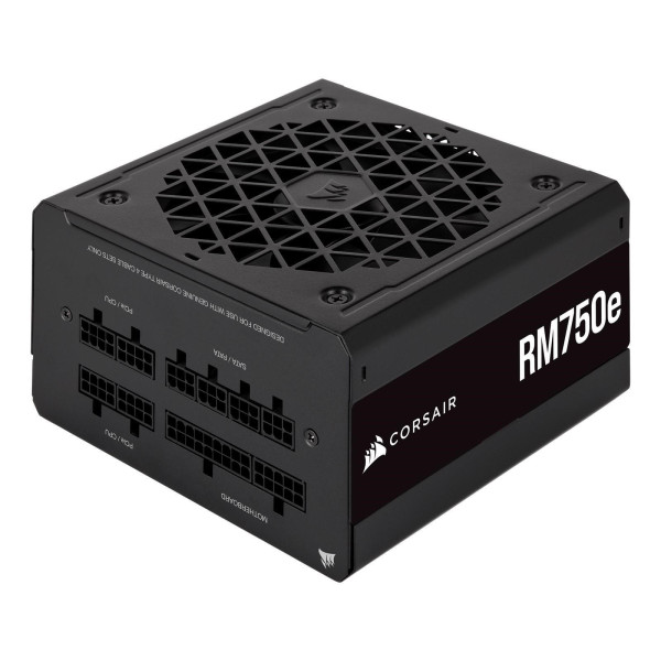 كورسير 750 وات RM750e  باور سبلاي 80 بلس جولد ATX3.1   - أسود