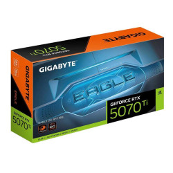 GIGABYTE Eagle OC GeForce RTX 5070 Ti 16GB GPU, 16GB GDDR7, Compact SFF Design, OC Edition, 3X Fans - BLACK