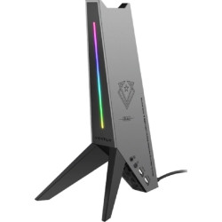 VERTUX ZULU 4 in 1 Gaming RGB Headset Stand With USB
