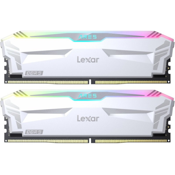 لكسار أريس ذاكرة عشوائية 32GB DDR5 بسرعة 6400 هرتز - أبيض
