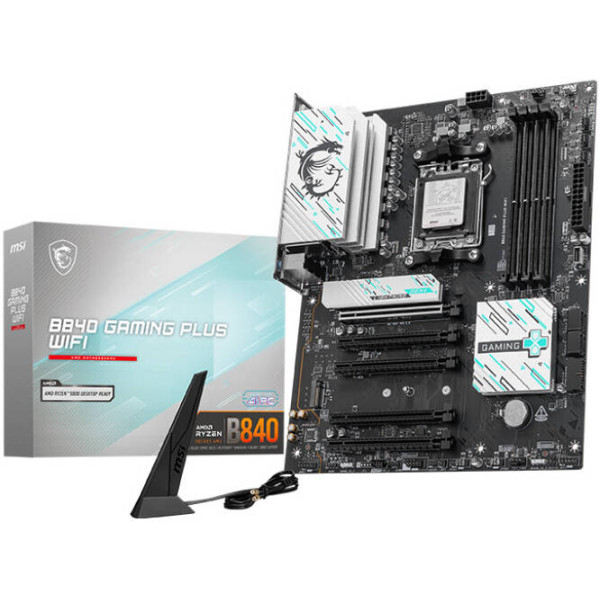MSI B840 Gaming Plus WiFi 7 - DDR5- AM5 Motherboard MSI B840 Gaming Plus WiFi 7 - DDR5- AM5 Motherboard