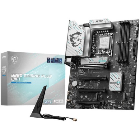 MSI B860 GAMING PLUS WIFI 7 Motherboard - PCIe 5.0 - LGA1851 Socket - DDR5 RAM