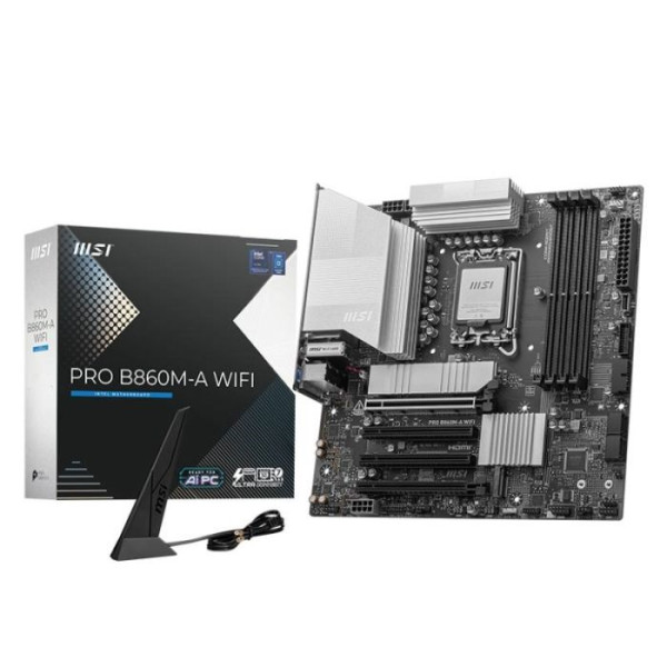 ام اس اي B860M-A برو مذربورد بوايفاي 7 - LGA 1851 - DDR5 ام اس اي B860M-A برو مذربورد بوايفاي 7 - LGA 1851 - DDR5