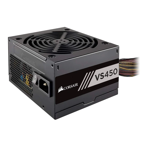 CorsairVS450 450 W Active PFC 80 Plus White Certified Power Supply CorsairVS450 450 W Active PFC 80 Plus White Certified Power Supply