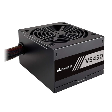 Corsair VS450 Power Supply, 450 Watt 80 PLUS White efficiency, non-modular cables design, ATX Factor - Black Corsair VS450 Power Supply, 450 Watt 80 PLUS White efficiency, non-modular cables design, ATX Factor - Black