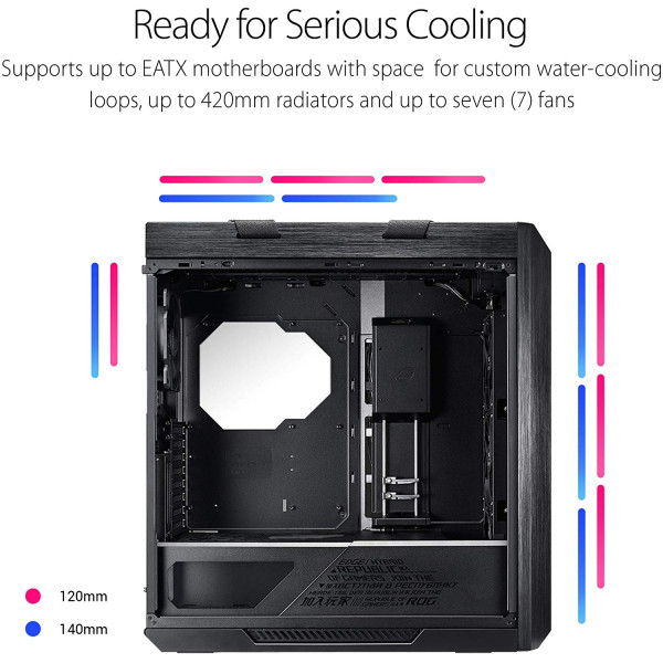 Asus ROG Strix Helios GX601 RGB Mid-Tower Computer Case Asus ROG Strix Helios GX601 RGB Mid-Tower Computer Case