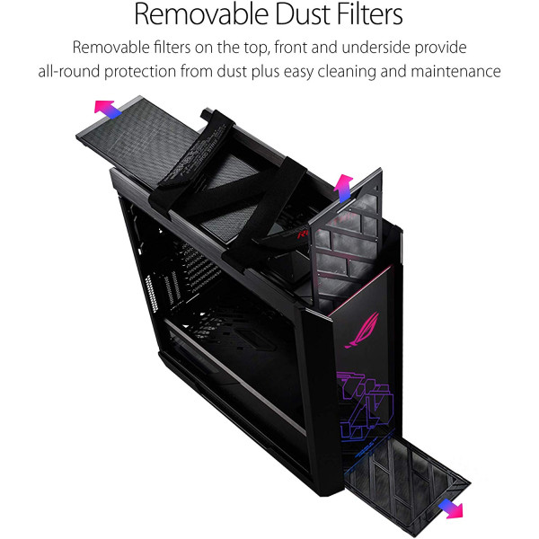 Asus ROG Strix Helios GX601 RGB Mid-Tower Computer Case Asus ROG Strix Helios GX601 RGB Mid-Tower Computer Case