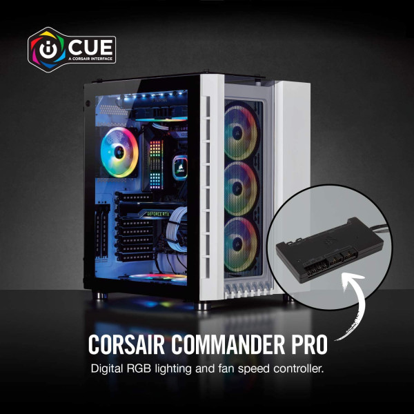 CORSAIR iCUE Commander PRO Smart RGB Lighting and Fan Speed Controller CORSAIR iCUE Commander PRO Smart RGB Lighting and Fan Speed Controller