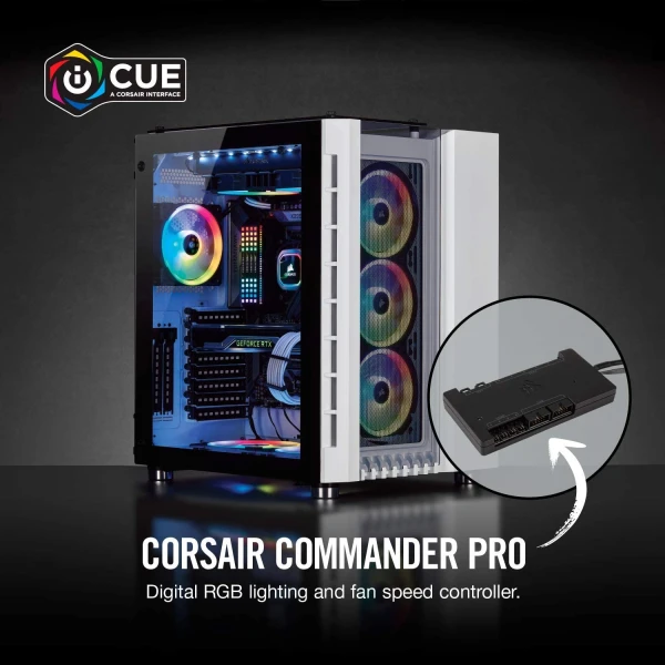 CORSAIR iCUE Commander PRO Smart RGB Lighting and Fan Speed Controller CORSAIR iCUE Commander PRO Smart RGB Lighting and Fan Speed Controller