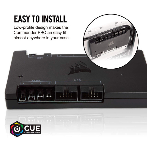 CORSAIR iCUE Commander PRO Smart RGB Lighting and Fan Speed Controller CORSAIR iCUE Commander PRO Smart RGB Lighting and Fan Speed Controller